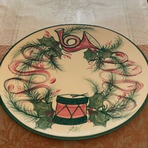 Gorgeous, mint condition, Gail Pittman platter.  Vintage, 1980!  Spectacular!